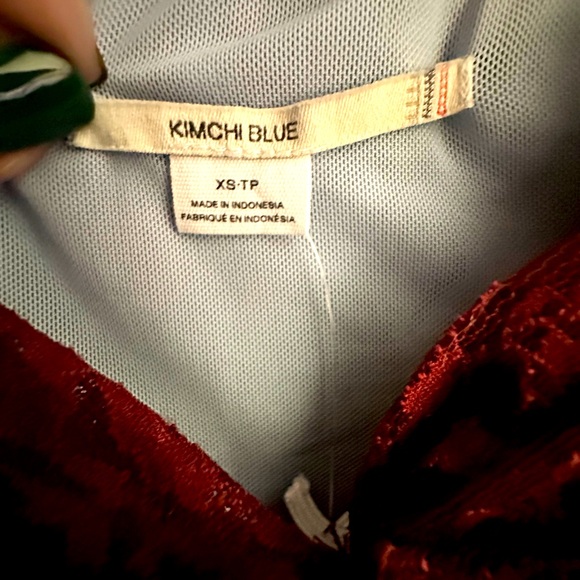 Kimchi Blue Mesh and Lace Minidress - Picture 3 of 6